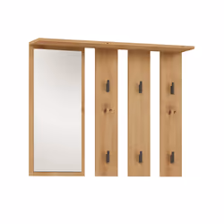 Topeshop PARMA WIESZAK ART, Tableau à particules, Chêne, Bois, 6 pièce(s), 1000 mm, 150 mm, 815 mm