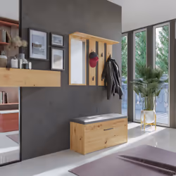 Topeshop PARMA WIESZAK ART cintre Chêne, Bois
