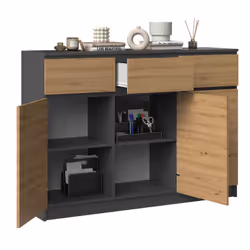 Topeshop 3D3S ANT/ART KPL Commode
