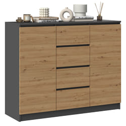 Topeshop 2D4S ANT/ART KPL Commode