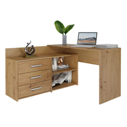 Topeshop DANY ARTISAN KPL bureau d'ordinateur Couleur chêne