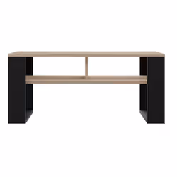 Topeshop MODERN 2P SON CZ Table à café, latérale et de salon Table basse Forme rectangulaire 2 pieds