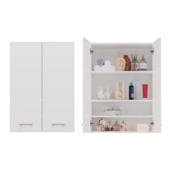 Topeshop POLA MINI DD BIEL armoire de rangement de salle de bain Blanc