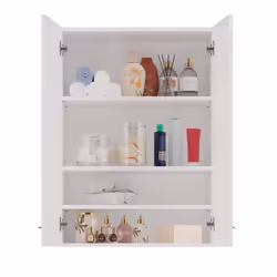 Topeshop POLA MINI DD BIEL armoire de rangement de salle de bain Blanc