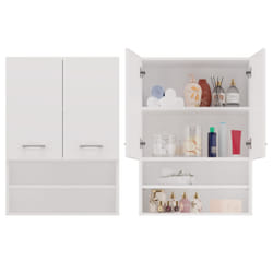 Topeshop POLA MINI DK BIEL armoire de rangement de salle de bain Blanc