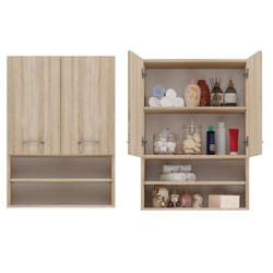 Topeshop POLA MINI DK SONOMA armoire de rangement de salle de bain Chêne