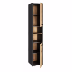 Topeshop S30 ANTRACYT/ARTISAN armoire de rangement de salle de bain