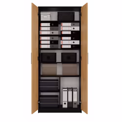 Topeshop OLIV 2D ANT/ART KPL bibliothèque de bureau - Vue supplémentaire 3