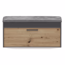 Topeshop PARMA SZAFKA ANT/ART Organisateur pour chaussures Fermé Anthracite, Chêne - Vue supplémentaire 4