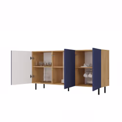 Topeshop KAMA 3K ART/G KPL Armoire de rangement de salle à manger Placard de rangement - Vue supplémentaire 2
