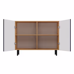 Topeshop KAMA2 SLIM ART/G KPL Armoire de rangement de salle à manger Placard de rangement