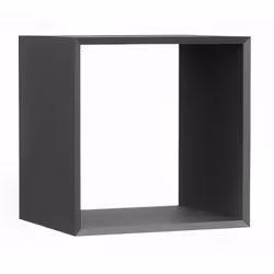 Topeshop MALAX WKŁAD ANTRACYT, 1 étagères, Tableau à particules, Tableau à particules, Acrylonitrile-Butadiène-Styrène (ABS), ...