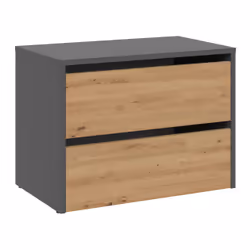 Topeshop MODO ANT/ART, Fermé, Anthracite, Chêne, Tableau à particules