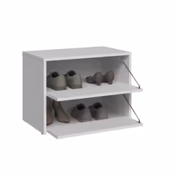 Topeshop MODO BIEL Organisateur pour chaussures Fermé Blanc