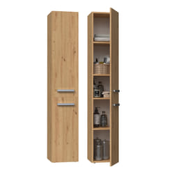 Topeshop NEL II ARTISAN armoire de rangement de salle de bain Chêne