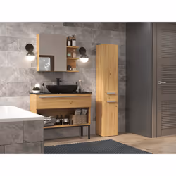 Topeshop NEL IV ARTISAN armoire de rangement de salle de bain Chêne