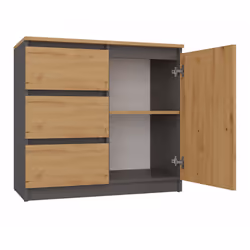 Topeshop 1D3S ANT/ART BA KPL Commode