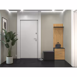 Topeshop DUO WIESZAK ANT/ART cintre Anthracite, Chêne