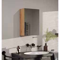 Topeshop POLA 1DL ARTISAN armoire de rangement de salle de bain Chêne