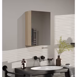 Topeshop POLA 1DL SONOMA armoire de rangement de salle de bain Chêne, Bois