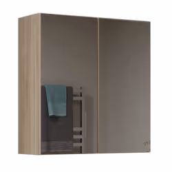Topeshop POLA 2DL SONOMA armoire de rangement de salle de bain Chêne, Bois
