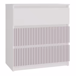 Topeshop M3 FR PINK, Rose, Blanc, 3 tiroir(s), Tableau à particules, 700 mm, 400 mm, 750 mm