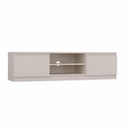 TABLE MODERNE / MEUBLE TV SÉRIE : MALWA VERSION : RTV 140 CM COULEUR : CACHEMIRE Nuance de beige exclusive et élégante Une ta ...
