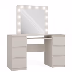 Une coiffeuse avec miroir et éclairage LED est un meuble idéal pour les personnes qui apprécient le confort et la beauté. La  ...