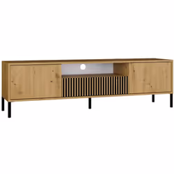 MEUBLE TV MODERNE SÉRIE : KAMARO MODÈLE : KAMARO 160 CM SLIM/SMOOTH COULEUR : Corps : CHÊNE ARTISAN Façade : CHÊNE ARTISAN / ...