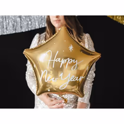 PartyDeco Happy New Year Ballon-jouet