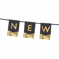 PartyDeco Happy New Year Guirlande