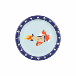 PartyDeco TPP87, Assiette, Rond, Papier, Multicolore, Image, 6 pièce(s)