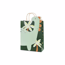 PartyDeco TNP30, Sac emballage cadeau, Multicolore, Image, Marron, 240 mm, 100 mm
