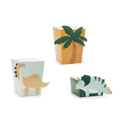 PartyDeco FNS3 plateau repas jetable Multicolore Papier