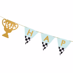 PartyDeco GRL109 décoration de fête Banderole en tissu
