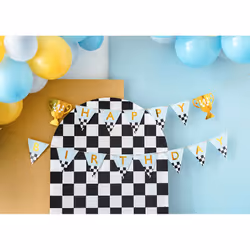 PartyDeco GRL109 décoration de fête Banderole en tissu