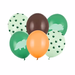 PartyDeco SB14P-335-000-6, Ballon-jouet, Latex, Couleurs assorties, Image, Fête, Universel