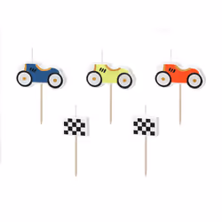 PartyDeco SCS-18, Bougies, Multicolore, 5 pièce(s)