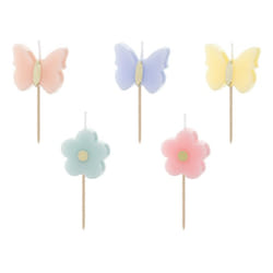 PartyDeco SCS-22 bougie et bougie magique Multicolore 5 pièce(s)