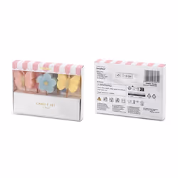 PartyDeco SCS-22 bougie et bougie magique Multicolore 5 pièce(s)