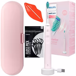 Brosse à dents électrique - Philips - Sonicare HX3651/11 - Rose - Sonique - Autonomie 14 jours - Etui inclus