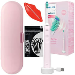 Brosse à dents électrique - Philips - Sonicare HX3651/11 - Rose - Sonique - Autonomie 14 jours - Etui inclus