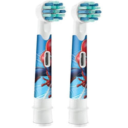 Têtes de brosse à dents enfants - Oral-B - Stages Power EB10 Spiderman - Extra souple - Lot de 2