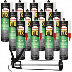 Colle dassemblage - PATTEX - FIX DECOR - Pack de 12 - Résistante à leau - Écologique