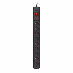 Armac M9/15/CZ, 196 J, 9 sortie(s) CA, Type M, 250 V, 50 Hz, Noir