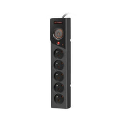 Armac Z5 Noir 5 sortie(s) CA 250 V 5 m
