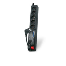 ACAR 504WF Noir 5 sortie(s) CA 230 V 3 m
