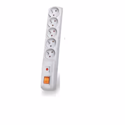 HSK DATA Acar F5 1.5m, 1,5 m, Intérieur &amp; extérieur, Plastique, Gris, Universel, 5 sortie(s) CA