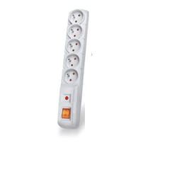 HSK DATA Acar F5 1.5m multiprise 1,5 m 5 sortie(s) CA Intérieur & extérieur Gris