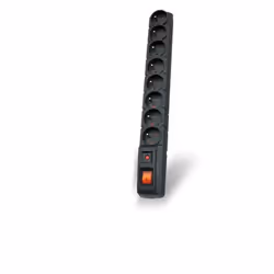 ACAR S8, 1,5 m, Intérieure, Plastique, Noir, Universel, 8 sortie(s) CA